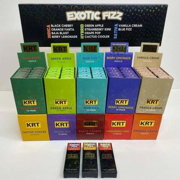 KRT Exotic Fizz Carts - 10 Carts